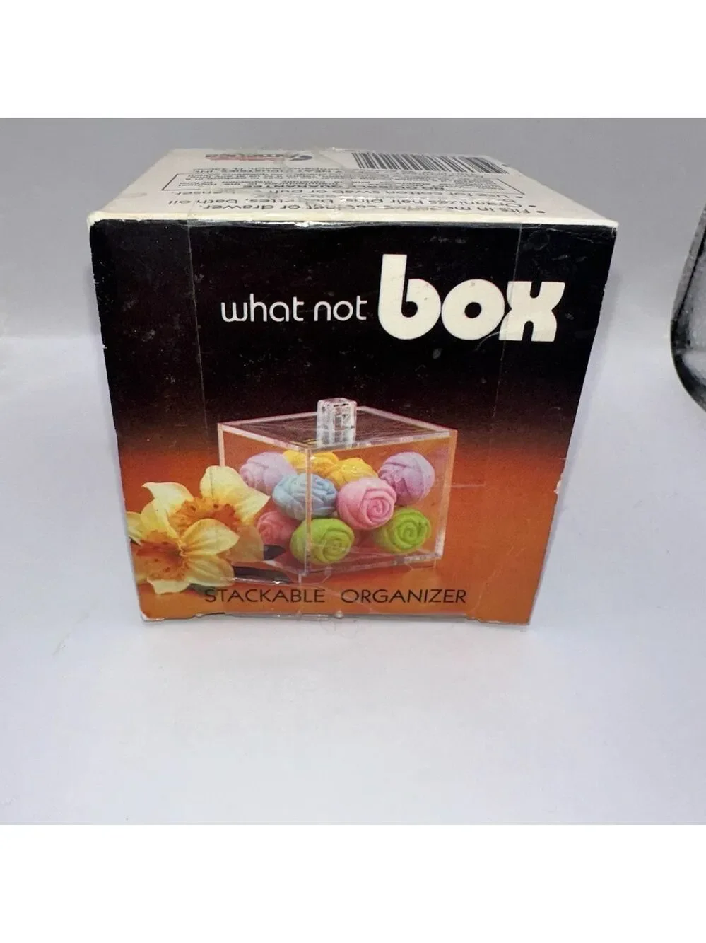 RARE Vintage 1983 Pretty Neat Industries What Not Box Stackable Organizer